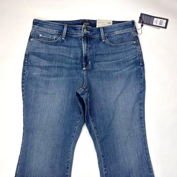 NYDJ‎ Premium Denim Barbara Bootcut Jeans Women 16P NWT Stretch Cotton Pockets - Picture 3 of 11